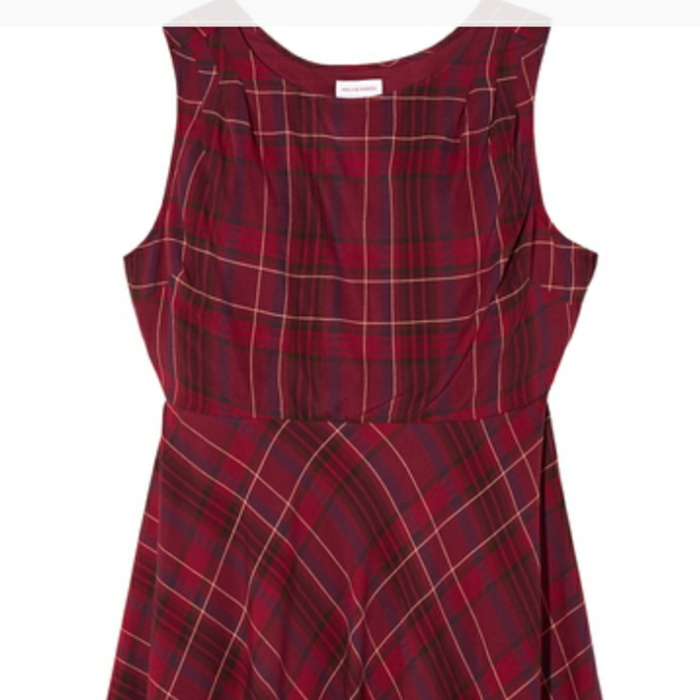 Red/burgundy dress
